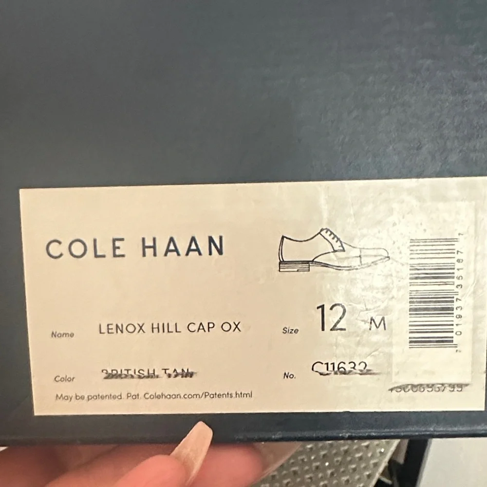 Cole Haan Lenox Hill Cap Ox - Size 12